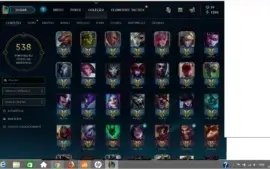 CONTA LEAGUE OF LEGENDS - MUITAS SKINS E DINHEIRO GASTO