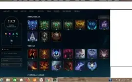CONTA LEAGUE OF LEGENDS - MUITAS SKINS E DINHEIRO GASTO
