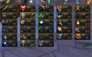 Conta runescape - 10 anos - 22 99's