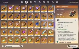 GENSHIN IMPACT - AR55, 13T5, Shogun + Bis, Kazuha + Bis