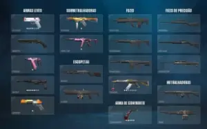 Conta valorant com várias skins