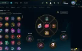 Conta League of Legends com mais de 500 skins