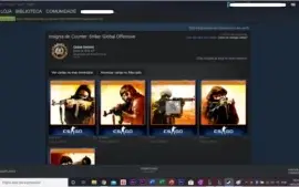 CONTA STEAM BARATA CS PRIME - AK CRUZADA