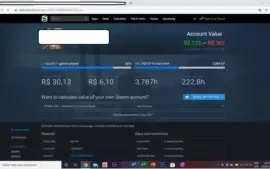 CONTA STEAM BARATA CS PRIME - AK CRUZADA