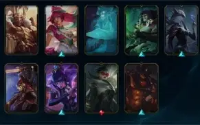 Conta lol lvl 111 com varias skins