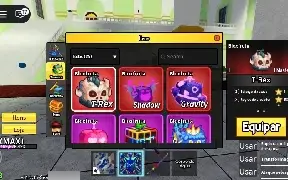 Combo Contas Blox Fruits Upadas