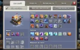 clash of clans cv11 full +1k500 gemas