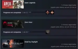Conta Steam com mais de 100 Games, ARK FallGuys Valheim Lego