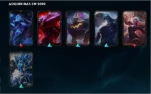 CONTA LOL 🌟 PLATINA 4 🌟 4 LÉNDARIAS 🌟13 SKINS 🌟 32 CHAMP