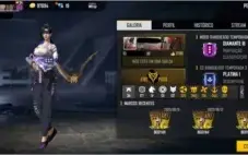vendo conta de free fire boa e barata