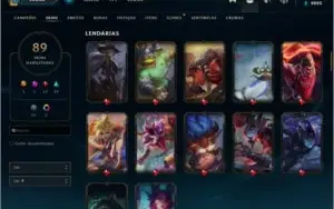 CONTA GOLD LEAGUE OF LEGENDS
