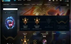 CONTA GOLD LEAGUE OF LEGENDS