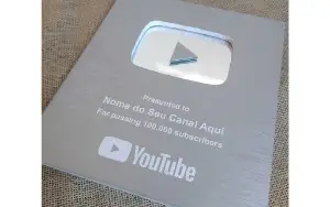 Youtube Placa 100K ( Personalizada )