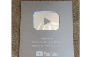 Youtube Placa 100K ( Personalizada )