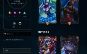 Conta 2013 143 skins + info na descrição