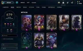 PROMOÇÃO! Conta do lol mestre