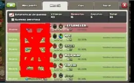 Clash of clans cv7 mais clã