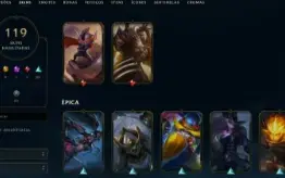 Conta League of Legends Full Acesso - 151 Champs e 119 Skins