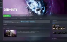 Conta Warzone c/ blackcell e 2500 CP + MW3 Cofre na Steam