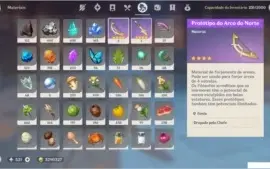 CONTA GENSHIN AR44 - KLEE C1 + JEAN + DUAS ARMAS 5*