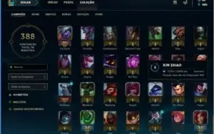 CONTA COM TODOS CAMPEOES E 241SKINS.