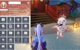 GENSHIN IMPACT CONTA COM AYAKA + DILUC + BENNETT C1 AR34