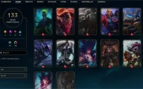Conta do lol, com skin exclusiva do Pyke
