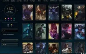 Conta do lol, com skin exclusiva do Pyke