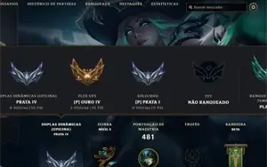 CONTA DE LOL