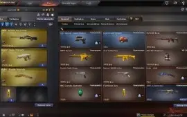 CONTA CROSSFIRE AL GENERAL 7 VIPS + 11 M.N + ARMAS RARAS KD+