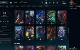 Conta LoL com Diversas skins Lendárias e Épicas