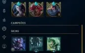 Conta Lol lvl 238,Todos os champs