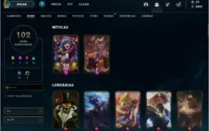 Conta Lol lvl 238,Todos os champs