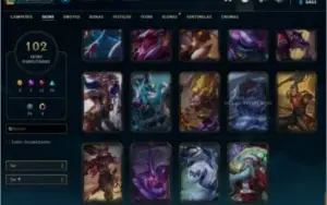 Conta Lol lvl 238,Todos os champs