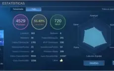 Conta Mobile Legends 172 Skins (Epic, Zodiac, Special)