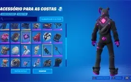CONTA FORTNITE COM SKINS RARAS