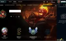Conta LoL Diamante V Smurf