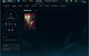 Conta Bronze 1 LOL