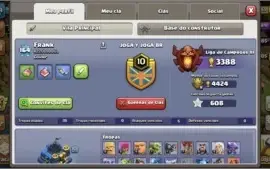 Clash Of Clans CV12 - +6.000 gemas