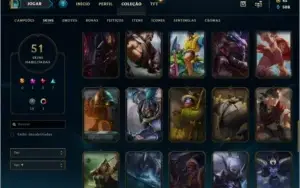 Conta League of Legends LVL 226 | Gold 4 26PDL