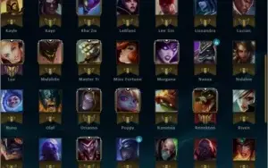 contas de league of legends
