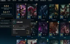Conta League of Legends