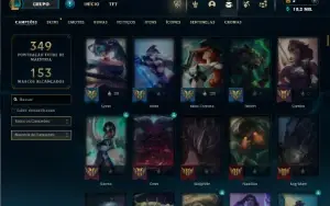 Prata 3 com TODOS os champs e 95 Skins ( ADC / SUP )