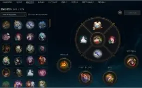 Conta de league of legends - 243 skins -  6 anos de uso.