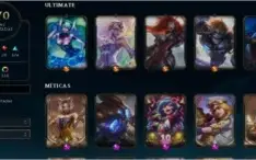 CONTA LOL 370 SKINS , 15 MITICAS 5 ULTIMATES