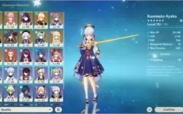 Conta Genshin Impact - AR 55 - 10 5* estrelas