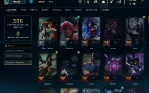 CONTA LOL - LVL 122 - 121 Champions - 83 Skins - FULL ACESSO