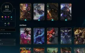 CONTA LOL - LVL 122 - 121 Champions - 83 Skins - FULL ACESSO