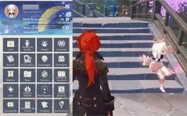 AR 54 Nahida C1 + Diluc C1 +Espada áspera + Qiqi C1 + Ayaka