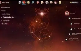 AR 54 Nahida C1 + Diluc C1 +Espada áspera + Qiqi C1 + Ayaka